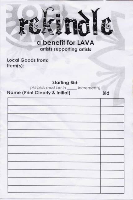 Bid%20Sheet%20for%20Silent%20Auction%20%2D%20Rekindle%20Benefit%20at%20the%20Rudyard%20Kipling%20March%2012%20%2D%20Organized%20by%20Laurel%20Fleury